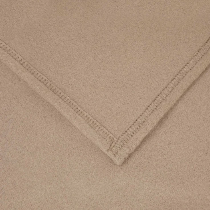 vidaXL Überwurfdecke Kamel 170 x 130 cm Fleece 42017009 – Bild 5