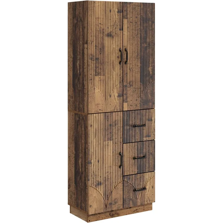 vidaXL Schrankset 2 pcs Altholz Holzwerkstoff 3416824