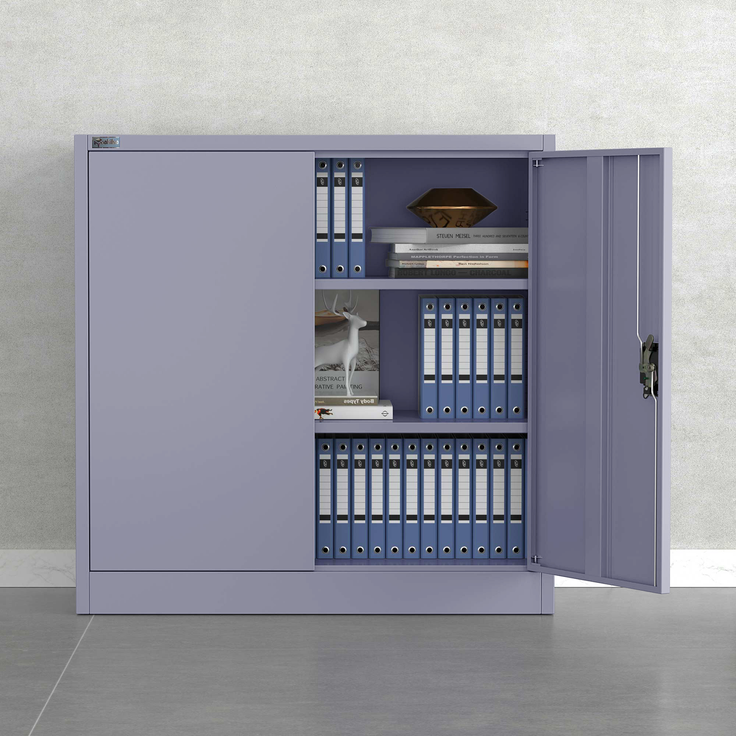 Makika Aktenschrank / Büroschrank abschließbar 40x90x90cm in Anthrazit