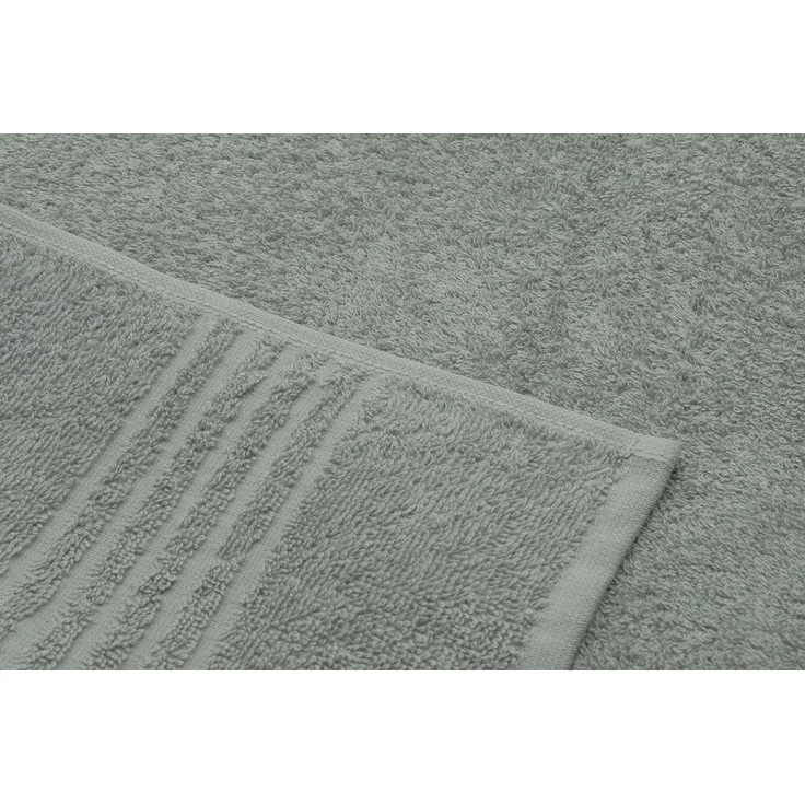 ZOLLNER Handtuch 10er Set, Baumwolle, 50x100 cm, grau – Bild 2