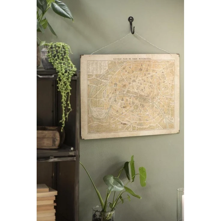 Wandhaken Kleiderhaken Handtuchhaken Metall Schwarz Vintage Ib Laursen 0535-00 – Bild 2