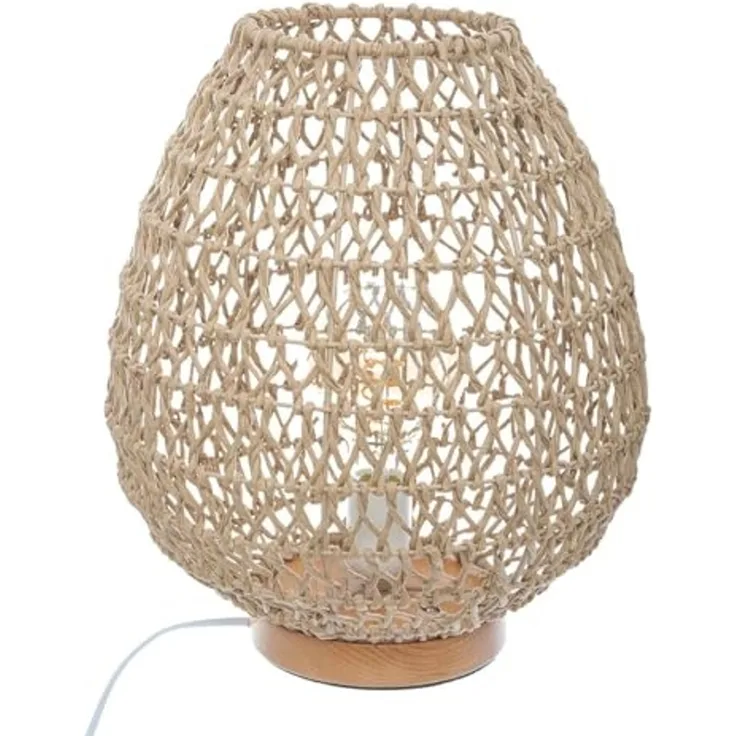 Tischlampe Atmosphera Tressé Sand 40 W Ø 35,5x30 cm