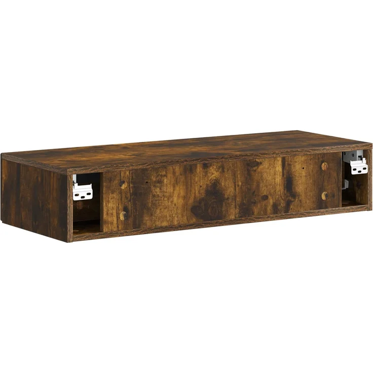 vidaXL Wandmontierter Beistelltisch Geräucherte Eiche Holzwerkstoff 898670 – Bild 7
