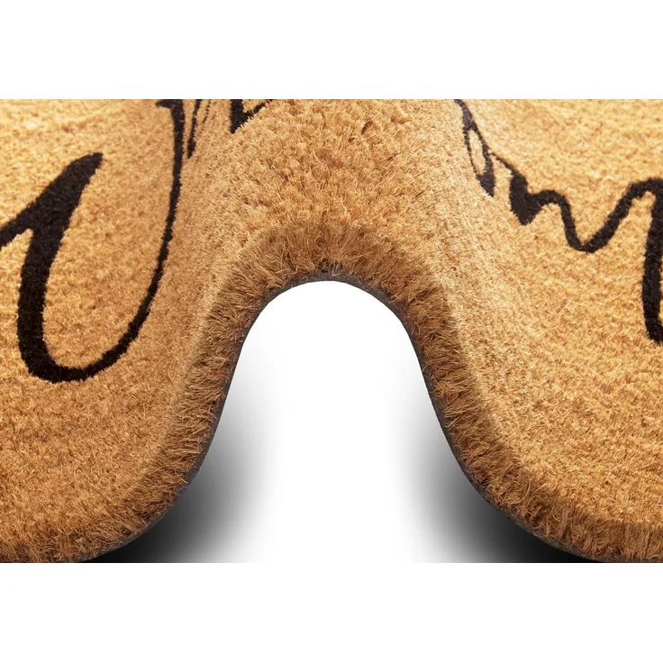 HANSE Home Fußmatte Welcome, Türmatte, rechteckig, Höhe: 15 mm, Kokos, Schmutzfangmatte, Outdoor, Rutschfest, Innen, Kokosmatte, Flur – Bild 2