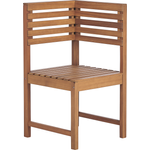 Garten-Eckmodul TREIA Akazienholz Heller Holzfarbton