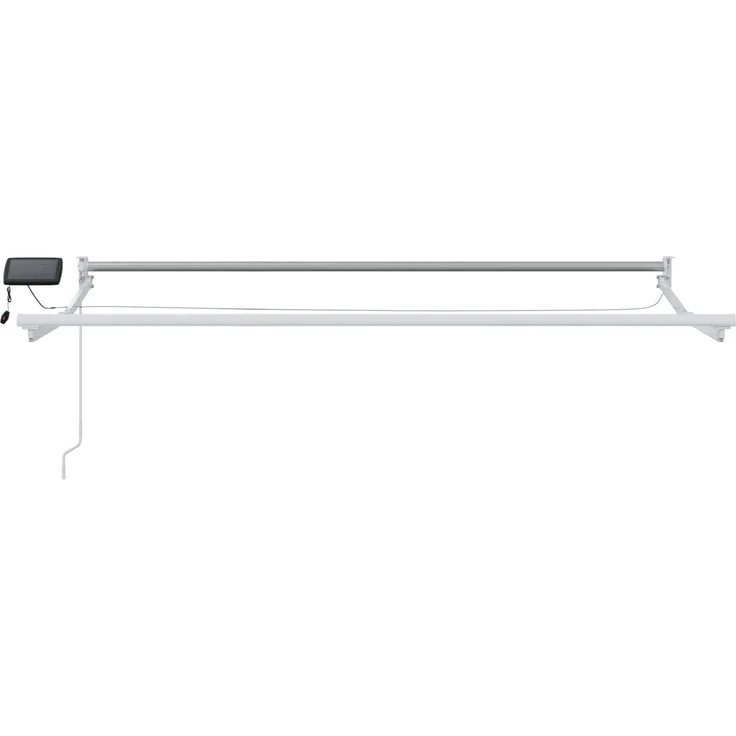 vidaXL Manuelle Gelenkarmmarkise mit LEDs Blau und Orange 3x2,5 m 3419256 – Bild 4