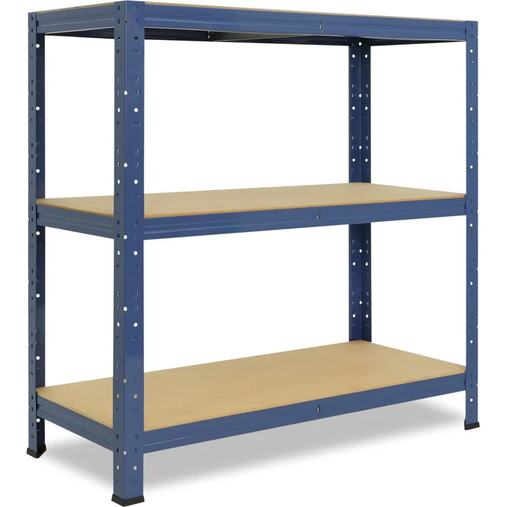 shelfplaza HOME 90x40x45 cm Schwerlastregal in blau mit 3 Böden und 175 kg Traglast pro Boden – Bild 1