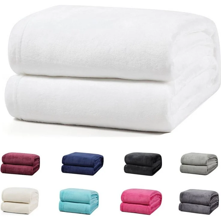 Wohndecke Luxury Kuscheldecke, 150x200 cm, 220x240 cm, 230x270 cm, Buymax, super weiche Fleece-Tagesdecke, Sofadecke – Bild 1
