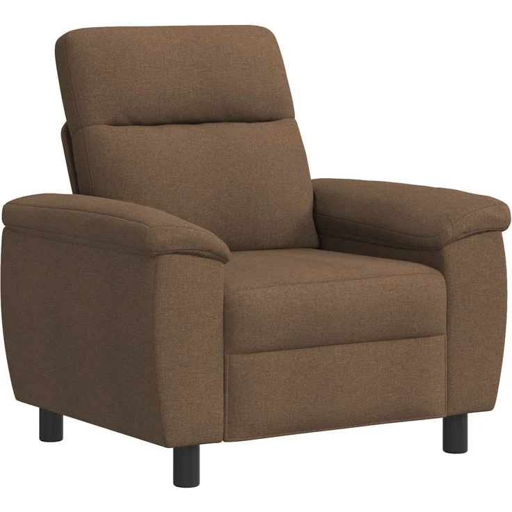 vidaXL Sofa Braun 95 x 90 x 95 cm Stoff 42040909 – Bild 1