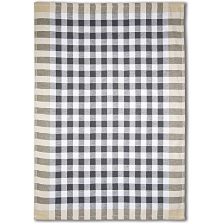 Dyckhoff Geschirrtuch KARO, Maße je Tuch ca. 50x70 cm, aus 100% Baumwolle, (Set, 3-tlg), mit drei verschiedenen Motiven – Bild 4