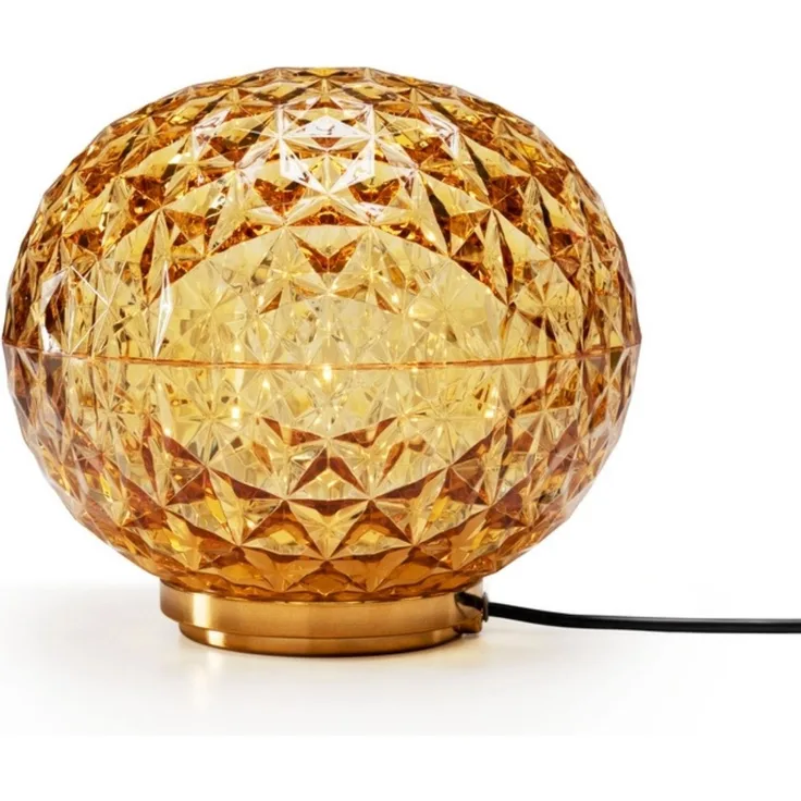 Mini Planet Tischlampe gelb