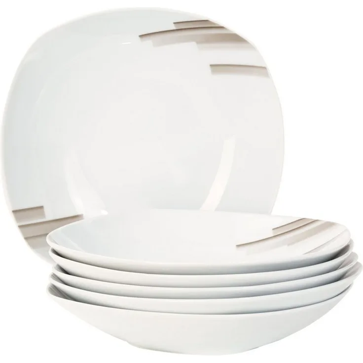6er Set Essteller tief Nevada 21,5cm