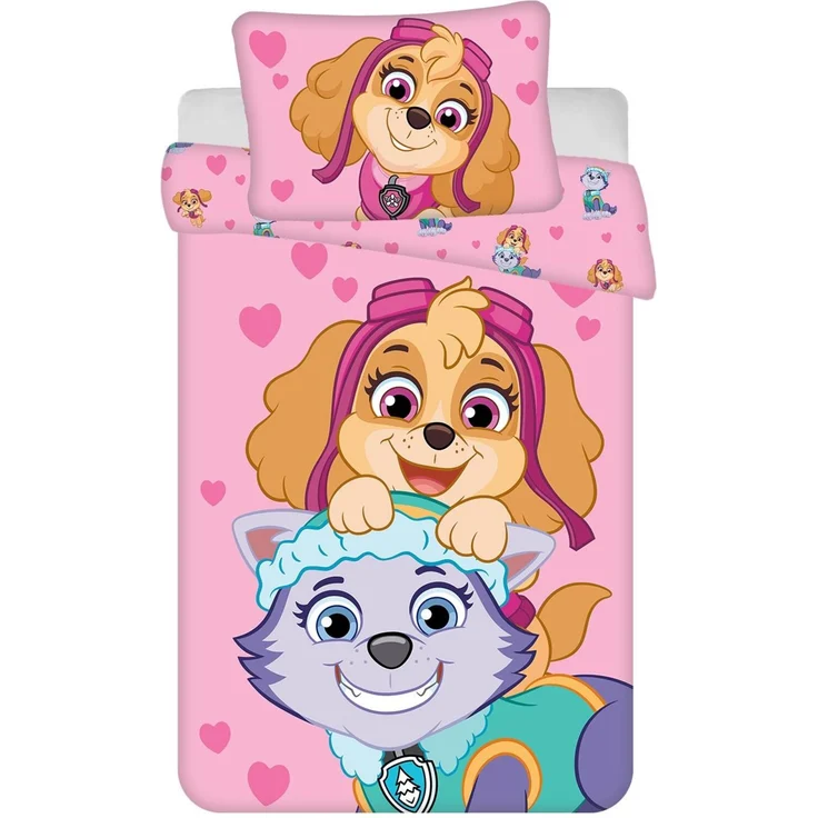 Paw Patrol Baby und Kinder Bettwäsche Set 100 × 135 cm + 40x60 cm – Bild 1
