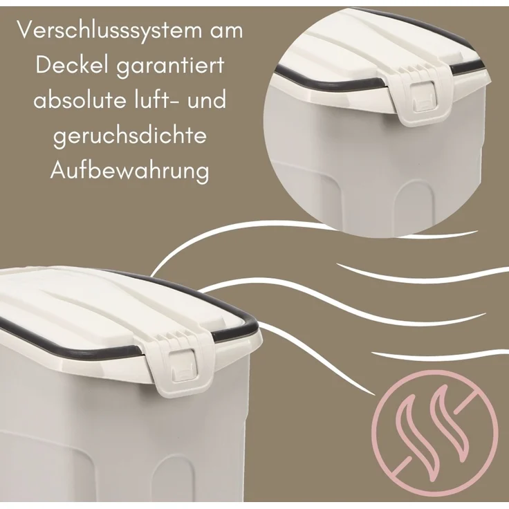 Futtertonne Luftdicht mit Deckel Futtertonne Hund Katze Hundefutter Aufbewahrung Trockenfutter Aufbewahrung Futterbox Hund Hundefutter Box 13 L – Bild 4