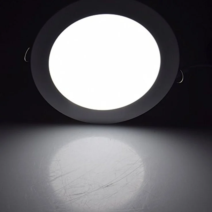 LED Panel Rund Deckeneinbau Ø 17cm 12W 870Lumen inkl. Trafo Weiß – Bild 3