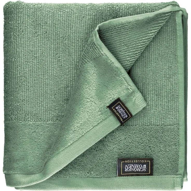 SCHÖNER WOHNEN-Kollektion Handtuch Sense, Frottee (1-St), mit Velourborte, hautschmeichelnde Airtouch Qualität, super weich