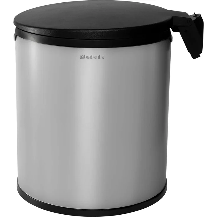 Brabantia Einbau-Mülleimer 15l rund brilliant steel (418181) – Bild 1