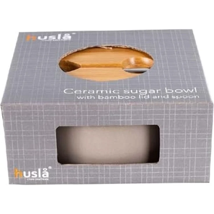 Husla Husla Zuckerdose aus Keramik mit Löffel Hygge 29197 – Bild 2