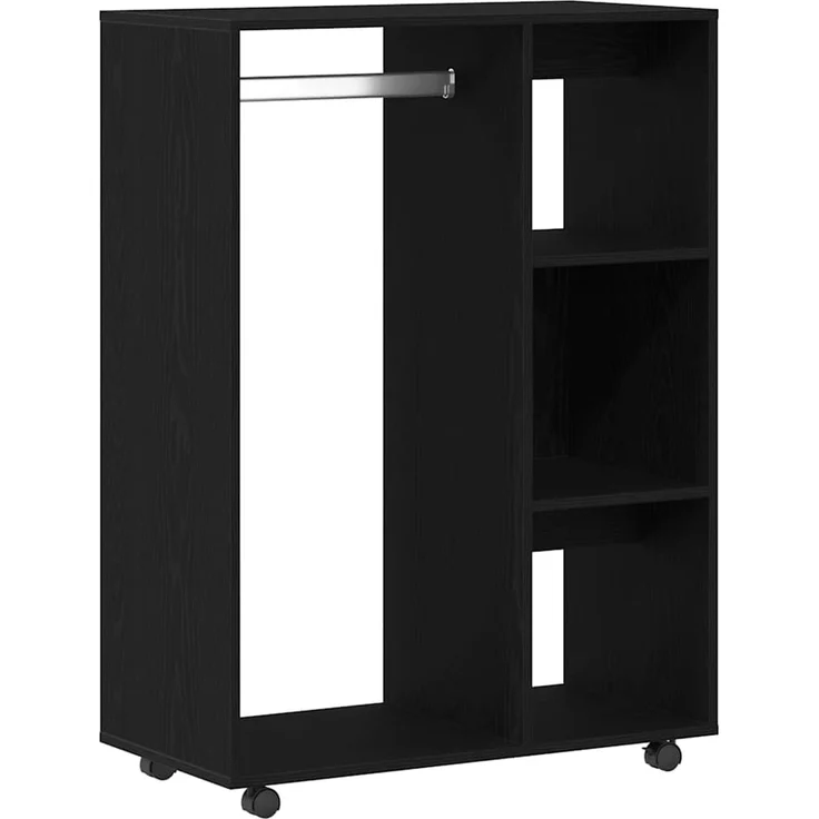vidaXL Kleiderschrank Schwarze Eiche 80 x 40 x 110 cm Holzwerkstoff 862068 – Bild 1