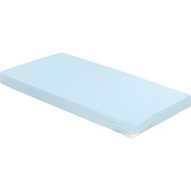 Irisette Mako-Jersey Betttuch Jupiter 0008 bleu 190 x 200 cm 8-23 bleu