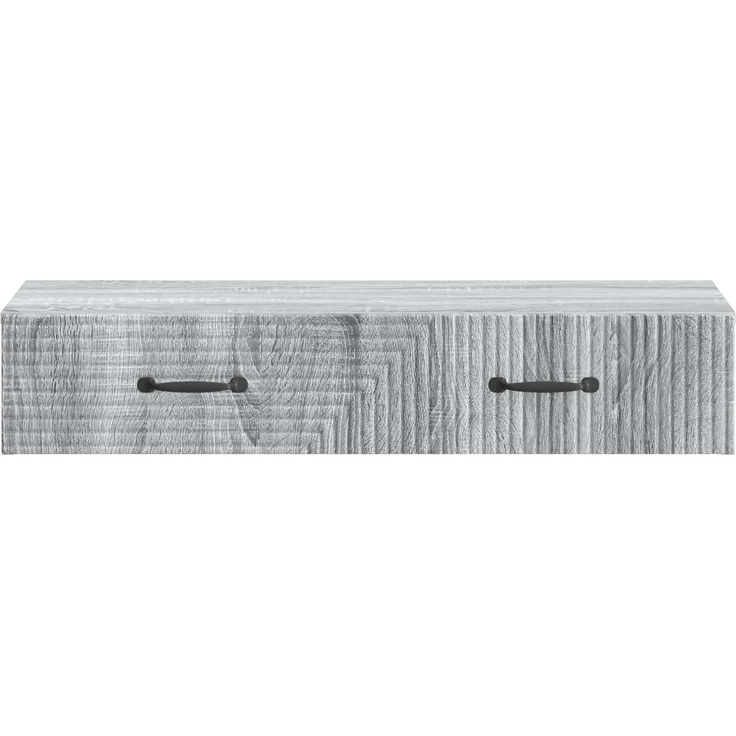 vidaXL Wandmontierter Beistelltisch Graues Sonoma 87,5 x 34,5 x 17 cm 898671 – Bild 5