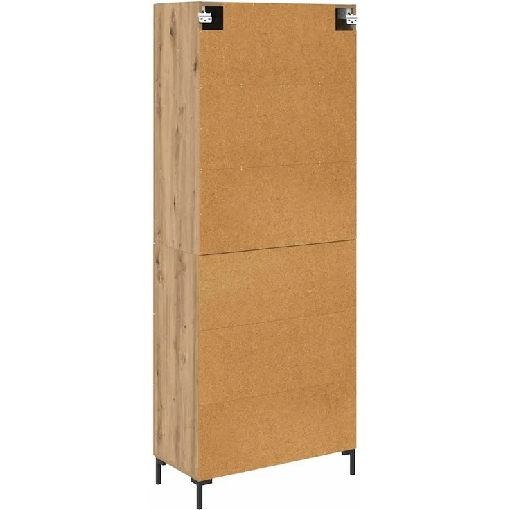 vidaXL Highboard mit Schubladen 2 pcs Artisan-Eiche Holzwerkstoff 3415887 – Bild 9
