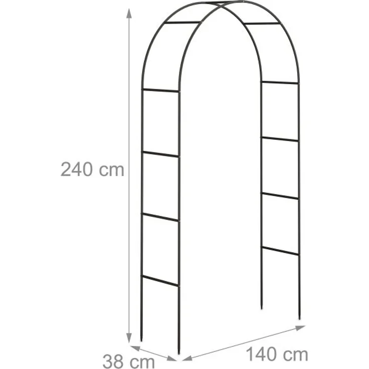 Torbogen Garten für Rosen 240 cm – Bild 4