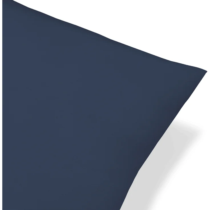 biberna Feinjersey-Kopfkissenbezug 0077144, marine, 2x 80x80 cm – Bild 3