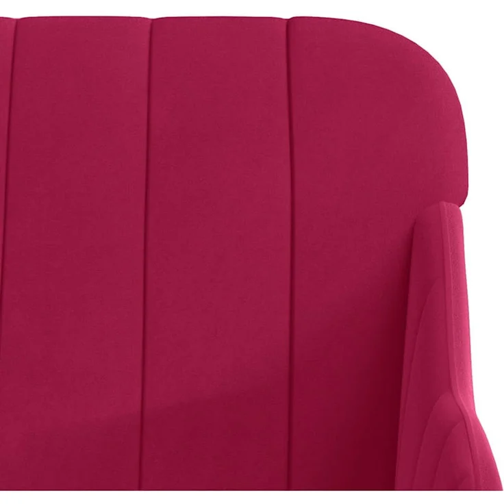 Sessel wohnzimmer, Relaxsessel, Fernsehsessel Weinrot 63x76x80 cm Samt – Bild 6