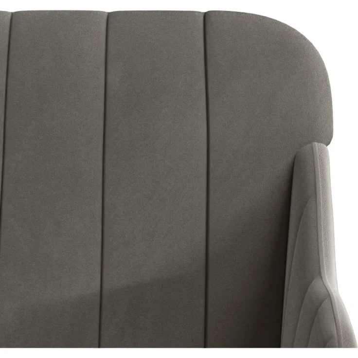 Sessel wohnzimmer, Relaxsessel Dunkelgrau 63x76x80 cm Samt – Bild 6