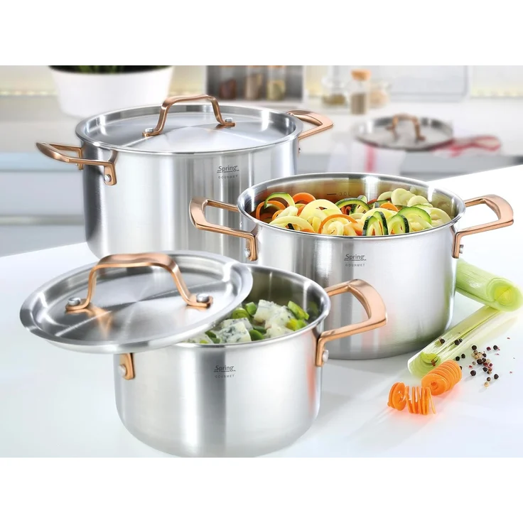 Topf-Set GOURMET 4-teilig roségold – Bild 2