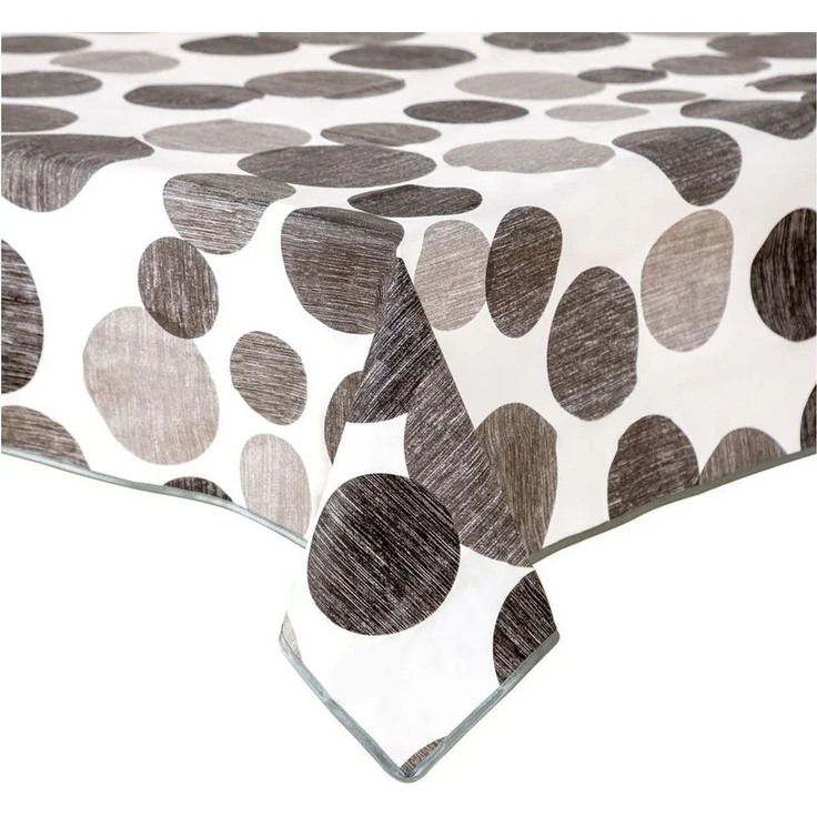 texpot Tischdecke Wachstuch graue Kreise abwischbar Wachstuchtischdecke (1-tlg) – Bild 3