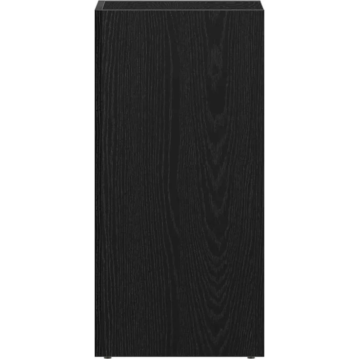 vidaXL LP-Aufbewahrungsbox Schwarz Eichen-Optik 71x34x36cm 862401 – Bild 5