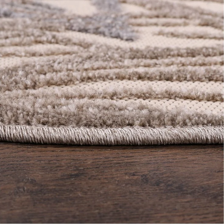 Sanat Teppich Floral 2 Outdoor, rund, Höhe: 6 mm, In- und Outdoor geeignet, florales Design, Balkon, Terasse – Bild 3