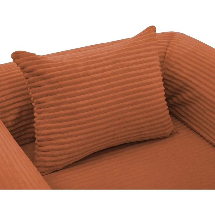 ZUBALIYA SchlafSofa mit Cordbezug, mit Schaumstoffpolsterung, ohne aufwendige Montage, für Wohnzimmer und Apartments – Bild 16