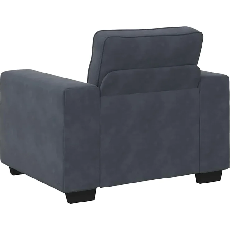vidaXL Sessel Dunkelgrau 100x77x82 cm Samt 4105248 – Bild 6