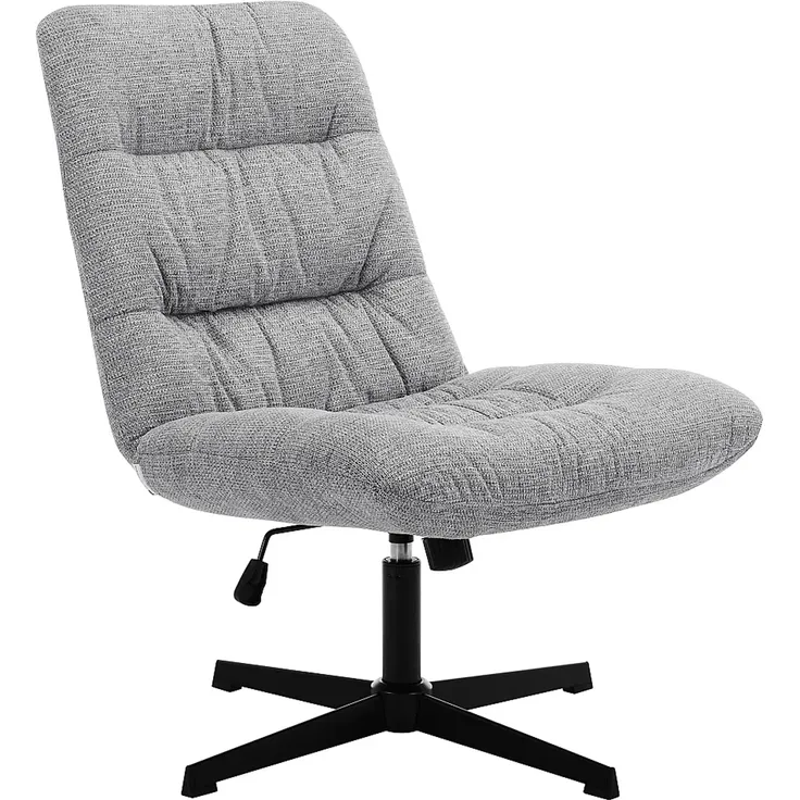 Vente-unique - SELENDO - Sessel mit gerader Rückenlehne - Metall - Grau - 68 x 77 x 104 cm