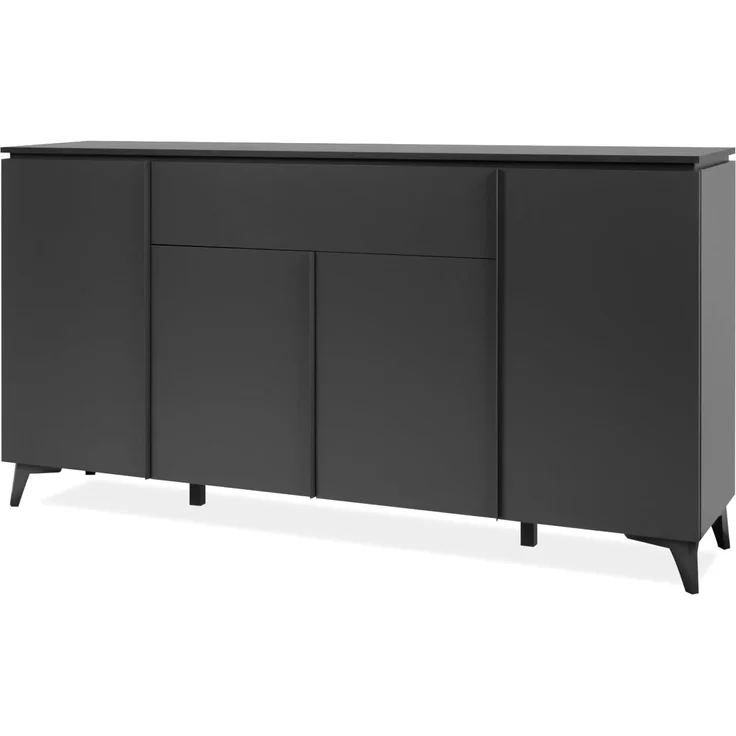 Sideboard Visby in grau und Schiefer 177 x 92 cm – Bild 1