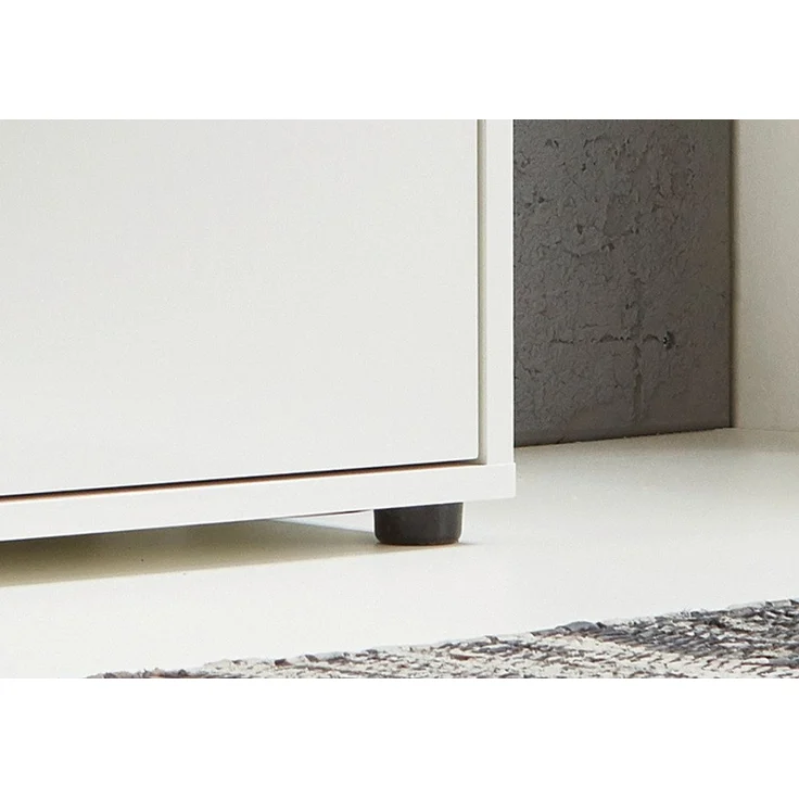 BMG Möbel Schubkastenkommode Mailand 3 (79 cm breit mit 4 Schubladen), mit Antifingerprint-Beschichtung, Füße Holz oder Metall – Bild 4