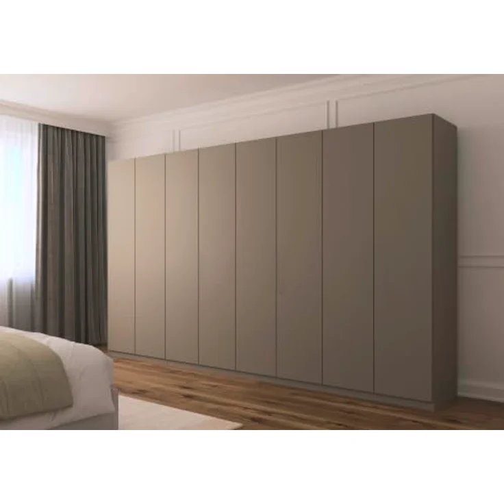 Rauch Möbel LUNIK, Kleiderschrank, Farbe Fango, Breite 360 cm | Schrank mit patentiertem Schnellmontagesystem, 8-türig, Push-to-open-Funktion, Zubehör Premium, Schlafzimmer, Ankleide – Bild 2