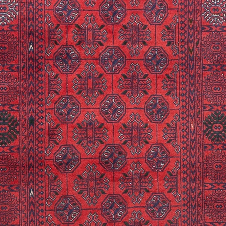 Läufer Afghan - Buchara - 479x89 cm - rot – Bild 2