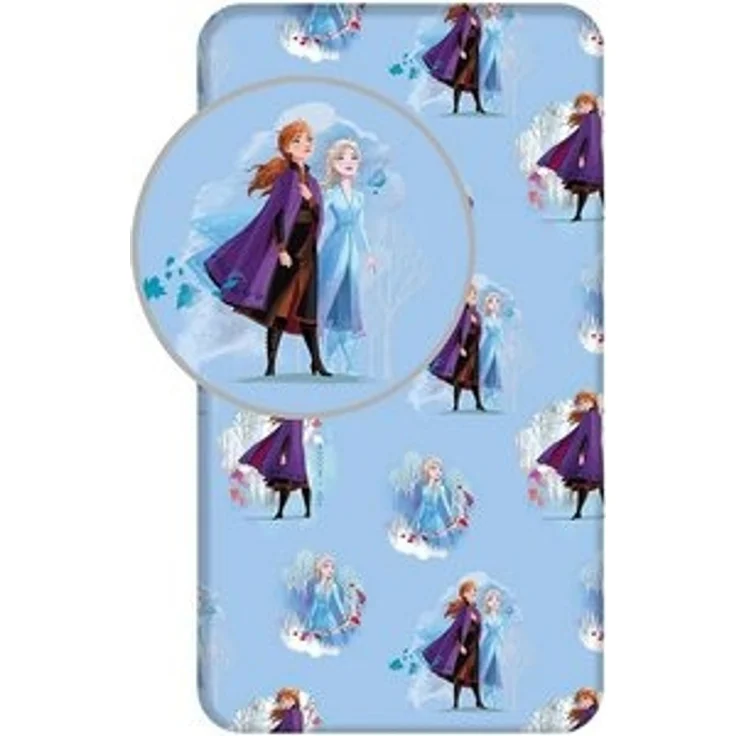 Disney Frozen Spannbettlaken 90x200 cm – Baumwolle – Kinderbett Bezug – Bild 4