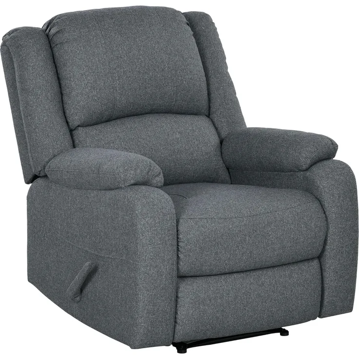 HOMCOM Relaxsessel mit Liegefunktion, Liegesessel bis 150 kg Belastbar (Fernsehsessel, 1-St, Ruhesessel), für Wohnzimmer, Schlafzimmer, Braun