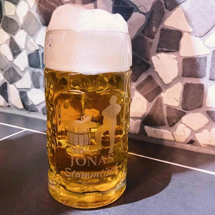 Luxentu ISAR Bierkrug 0,5 l mit Eichung - Legende seit 30 Jahren – Bild 2