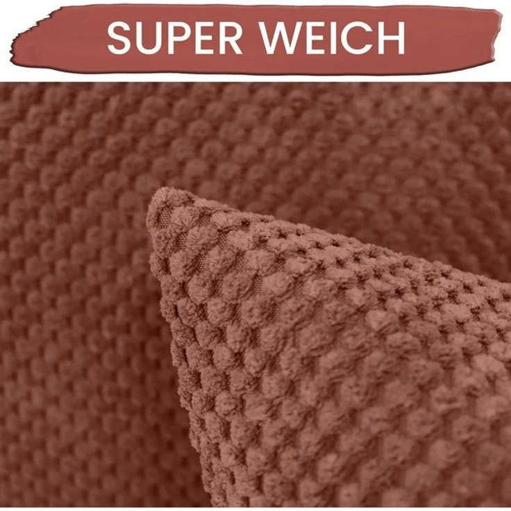 Amilian Kissenbezug 2er Set - Kissen Bezüge - Kissenhüllen - Zierkissenbezüge, (2 Stück), 40x40 cm, Kissenhülle für Sofakissen, Dekokissen, Kissen, Zierkissen – Bild 4
