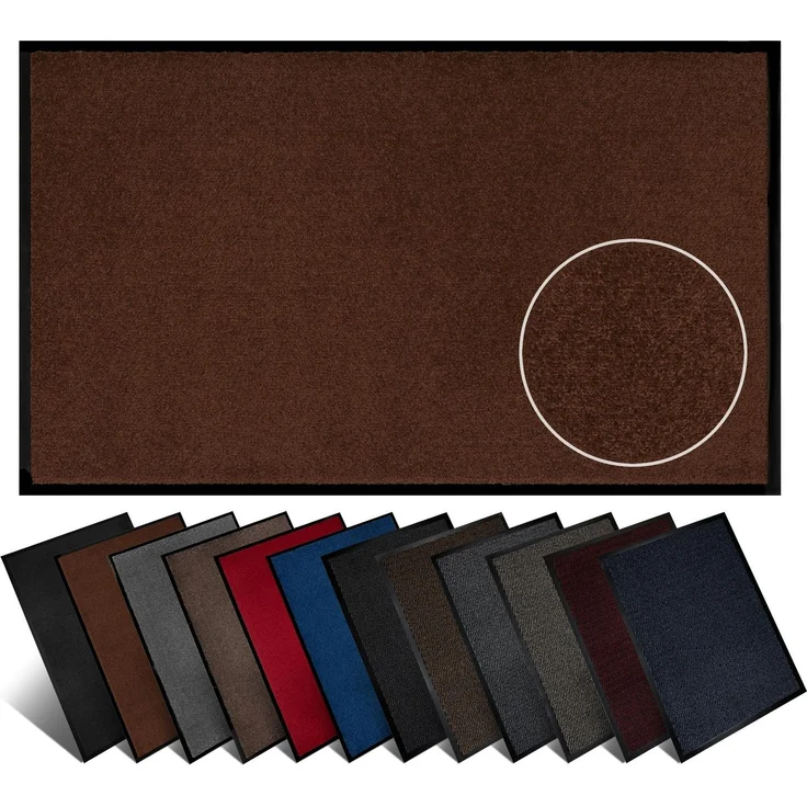 Furni24 Fußmatte - Braun, 90 x 150 cm – Bild 1