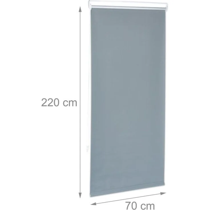Relaxdays Graues Thermorollo 220 cm lang – Bild 4