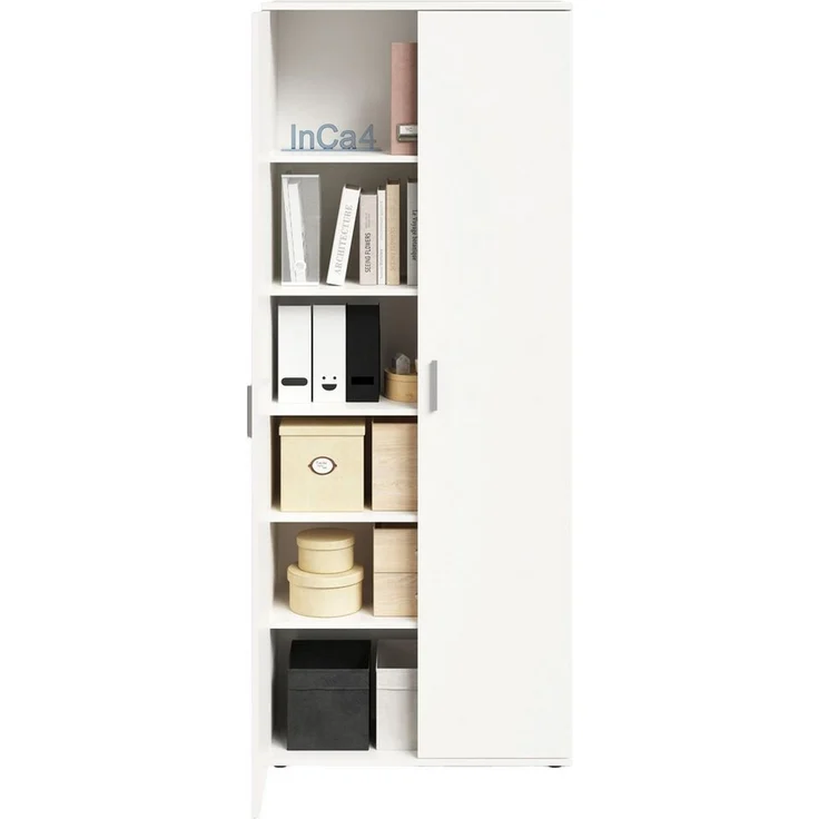 FMD Mehrzweckschrank Inca 3 Flurschr, Aktenschr, verstellb. Böden, mit/ohne Spiegel, B: 74 cm – Bild 3