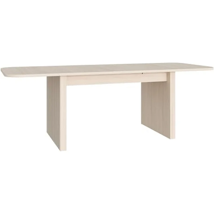 Forte JYTANA Esstisch 180, moderner Esszimmertisch, ausziehbar, Holzwerkstoff, Riva Eiche Holzdekor, 180 cm breit x 76,9 cm hoch x 90 cm tief – Bild 6