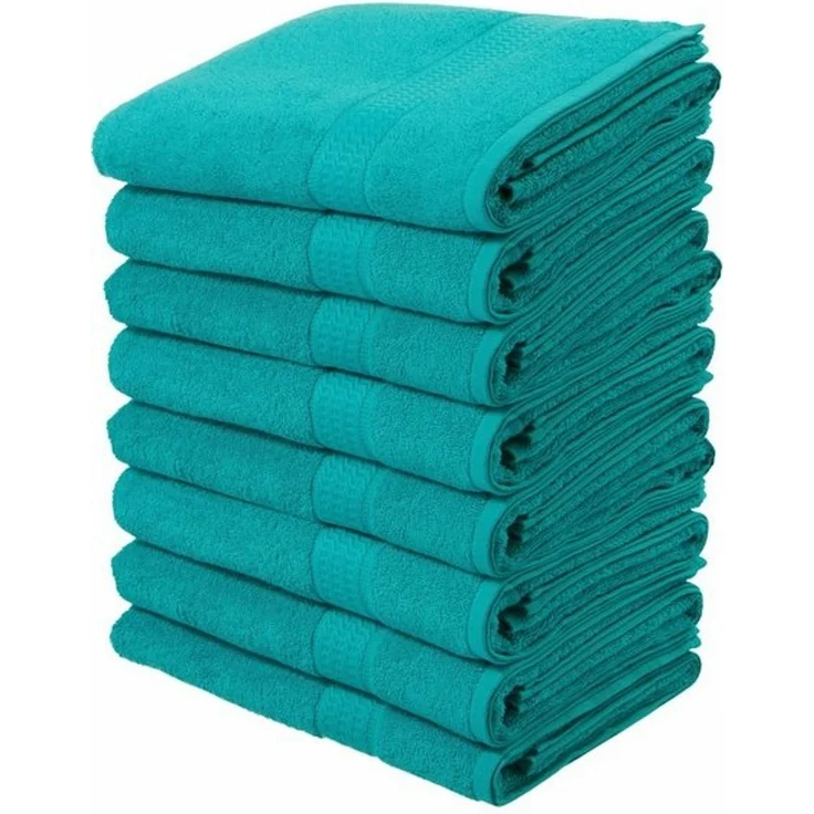 OTTO home Handtücher Juna, als Set und Serie erhältlich, 8 Handtücher, 50x100cm, Walkfrottier (8-St), 8-tlg. Handtuch-Set, 100% Baumwolle, mit Bordüre, Uni-Farben, weich – Bild 4